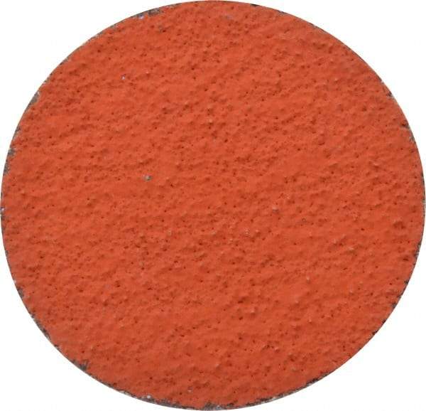 3M - 3" Disc Diam, 36 Grit, Ceramic Quick Change Disc - Type R Attaching System, Coated, Orange, Very Coarse Grade, 20,000 RPM, 777F Series - Americas Industrial Supply
