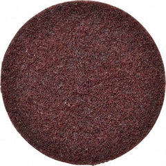 3M - 4" Disc Diam, Aluminum Oxide Quick Change Disc - Type R Attaching System, Nonwoven, Maroon, Medium Grade, 12,000 RPM - Americas Industrial Supply