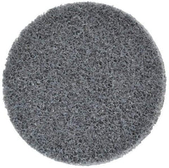 3M - 2" Disc Diam, Silicon Carbide Quick Change Disc - Type R Attaching System, Nonwoven, Gray, Fine Grade, 22,100 RPM - Americas Industrial Supply