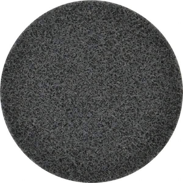 3M - 3" Disc Diam, Silicon Carbide Quick Change Disc - Type R Attaching System, Nonwoven, Gray, Fine Grade, 15,100 RPM - Americas Industrial Supply