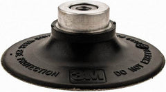 3M - 3" Diam Quick-Change Type R Disc Backing Pad - Medium Density, 18,000 RPM, Roloc TR Compatible - Americas Industrial Supply