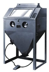 Econoline - 51" Wide x 63" High x 25" Deep Sandblasting Cabinet - Working Dimensions 48" Wide x 22" High x 23" Deep - Americas Industrial Supply