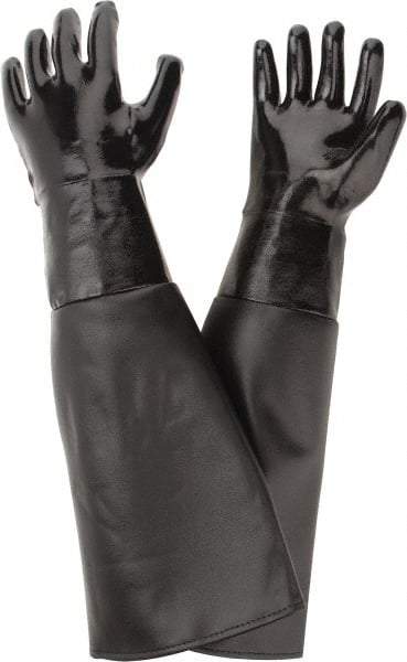 Made in USA - Size L (6) Neoprene Sand Blasting Work Gloves - For General Purpose, Uncoated, Paired - Americas Industrial Supply