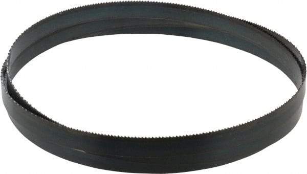 Starrett - 14 TPI, 5' 5" Long x 1/2" Wide x 0.025" Thick, Welded Band Saw Blade - Carbon Steel, Toothed Edge, Raker Tooth Set, Flexible Back, Contour Cutting - Americas Industrial Supply