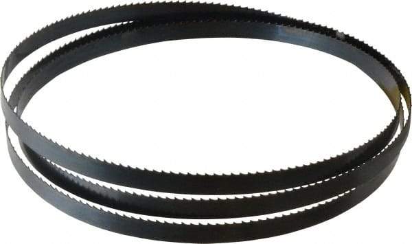 Starrett - 6 TPI, 6' 9" Long x 1/2" Wide x 0.025" Thick, Welded Band Saw Blade - Carbon Steel, Toothed Edge, Raker Tooth Set, Flexible Back, Contour Cutting - Americas Industrial Supply