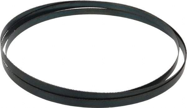 Starrett - 14 TPI, 7' 9" Long x 1/2" Wide x 0.025" Thick, Welded Band Saw Blade - Carbon Steel, Toothed Edge, Raker Tooth Set, Flexible Back, Contour Cutting - Americas Industrial Supply