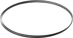 Starrett - 10 TPI, 7' 9-1/2" Long x 3/16" Wide x 0.025" Thick, Welded Band Saw Blade - Carbon Steel, Toothed Edge, Raker Tooth Set, Flexible Back, Contour Cutting - Americas Industrial Supply