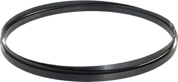 Starrett - 14 TPI, 9' 6" Long x 1/2" Wide x 0.025" Thick, Welded Band Saw Blade - Carbon Steel, Toothed Edge, Raker Tooth Set, Flexible Back, Contour Cutting - Americas Industrial Supply