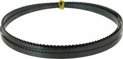 Starrett - 4 TPI, 12' 6" Long x 1/2" Wide x 0.025" Thick, Welded Band Saw Blade - Carbon Steel, Toothed Edge, Raker Tooth Set, Flexible Back, Contour Cutting - Americas Industrial Supply