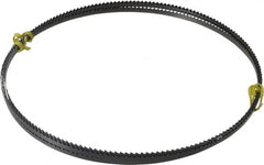 Starrett - 6/S TPI, 12' 6" Long x 1/4" Wide x 0.025" Thick, Welded Band Saw Blade - Carbon Steel, Toothed Edge, Raker Tooth Set, Flexible Back, Contour Cutting - Americas Industrial Supply