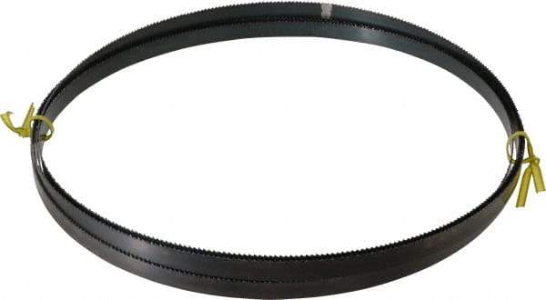 Starrett - 10/S TPI, 14' 6" Long x 1/2" Wide x 0.025" Thick, Welded Band Saw Blade - Carbon Steel, Toothed Edge, Raker Tooth Set, Flexible Back, Contour Cutting - Americas Industrial Supply