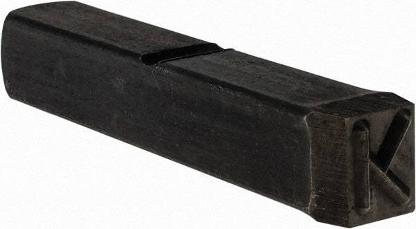 Made in USA - Letter K Machine Made Individual Steel Stamp - 3/8" Character - Americas Industrial Supply