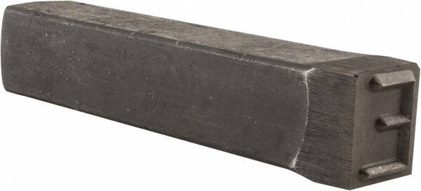 Made in USA - Letter E Machine Made Individual Steel Stamp - 1/2" Character - Americas Industrial Supply