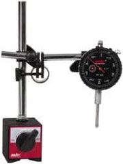 Import - 0.001" Graduation, 0-100 Dial Reading, Indicator & Base Kit - 0.001 Inch Graduation, Includes Indicator Set with Magnetic Base Holder - Americas Industrial Supply