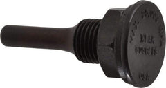 Weiler - 1/2" Arbor Hole to 1/4" Shank Diam Drive Arbor - For 3" Small Diam Wheel Brushes - Americas Industrial Supply