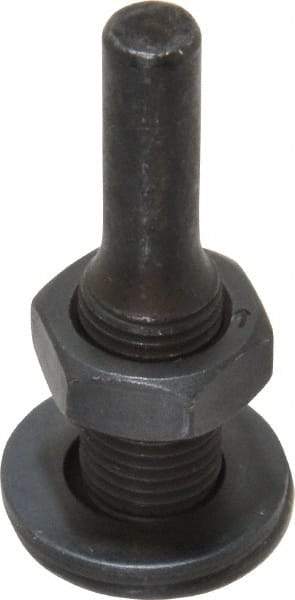 Weiler - 3/8" Arbor Hole to 1/4" Shank Diam Drive Arbor - For 3" Small Diam Wheel Brushes - Americas Industrial Supply