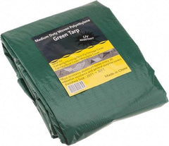 Value Collection - 30' Long x 20' Wide Polyethylene Tarp & Dust Cover - Green, 9 to 10 mil Thickness - Americas Industrial Supply