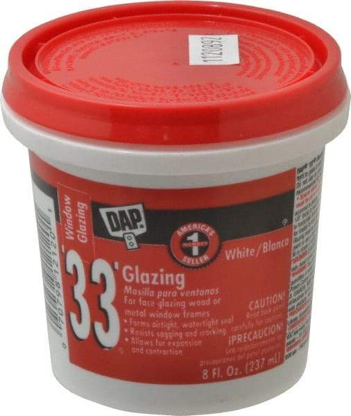 DAP - 8 oz Glazing Compound - White - Americas Industrial Supply