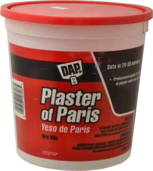 DAP - 4 Lb Drywall/Plaster Repair - White, Plaster of Paris - Americas Industrial Supply