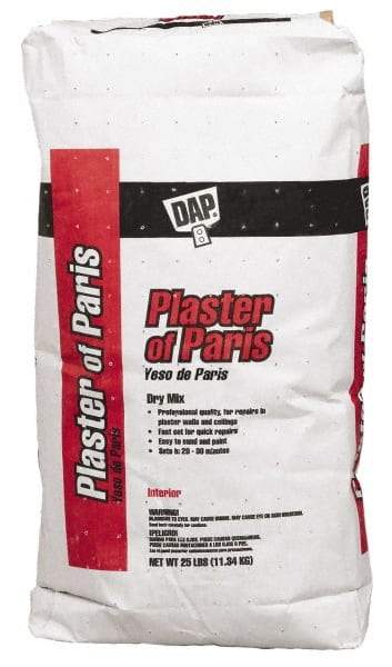 DAP - 25 Lb Drywall/Plaster Repair - White, Plaster of Paris - Americas Industrial Supply