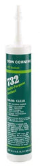 Dow Corning - 10.1 oz Cartridge Black RTV Silicone Joint Sealant - -76 to -65.2°F Operating Temp, 20 min Tack Free Dry Time, 24 hr Full Cure Time, Series 732 - Americas Industrial Supply