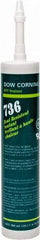 Dow Corning - 10.1 oz Cartridge Red RTV Silicone Joint Sealant - -85 to 500°F Operating Temp, 17 min Tack Free Dry Time, 24 hr Full Cure Time, Series 736 - Americas Industrial Supply