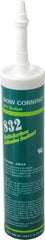 Dow Corning - 10.1 oz Cartridge Gray RTV Silicone Joint Sealant - -67 to 300°F Operating Temp, 90 min Tack Free Dry Time, Series 832 - Americas Industrial Supply