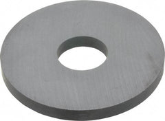 Mag-Mate - 0.875" ID x 2.875" OD Ceramic Ring Magnet - 0.25" Thick, 350°F Max Operating Temp - Americas Industrial Supply