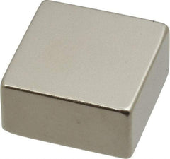 Eclipse - 43.9 Lb Max Holding Capacity Neodymium Rare Earth Block Magnet - 1" Long x 1" Wide x 1/2" High, 248°F Max Operating Temp - Americas Industrial Supply