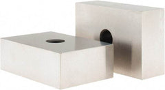 Value Collection - 0.0001 Squareness Per Inch, Hardened Steel, 1-2-3 Block with 1 Hole Setup Block - 0.0001 to 0.0007 Inch Overall Tolerance, 3/8 - 16 Inch Tapped Hole Size, 56-60 HRC Hardness, Sold As Matched Pair - Americas Industrial Supply