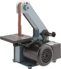 Enco - 30 Inch Long x 1 Inch Wide Belt Sanding Machine - 1/4 Hp, Single Phase - Americas Industrial Supply