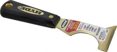 Hyde Tools - 2-1/2" Wide Brass Taping Knife - Stiff, Nylon Handle, 7-1/4" OAL - Americas Industrial Supply