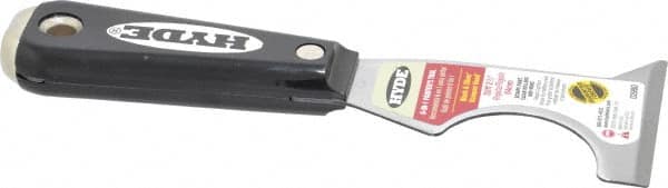 Hyde Tools - 2-1/2" Wide High Carbon Steel Taping Knife - Stiff, Nylon Handle, 7-3/8" OAL - Americas Industrial Supply