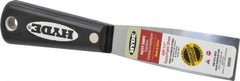 Hyde Tools - 1-1/4" Wide Steel Putty Knife - Stiff, Nylon Handle, 7-1/2" OAL - Americas Industrial Supply