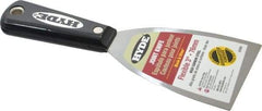 Hyde Tools - 3" Wide Steel Putty Knife - Flexible, Nylon Handle - Americas Industrial Supply