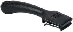 Hyde Tools - Carbon Steel 4-Edge Scraper - 1-1/2" Blade Width, 7-1/2" Long Plastic Handle - Americas Industrial Supply