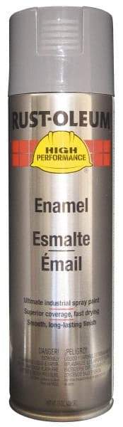 Rust-Oleum - Dark Machinery Gray, 15 oz Net Fill, Gloss, Enamel Spray Paint - 14 Sq Ft per Can, 15 oz Container, Use on Rust Proof Paint - Americas Industrial Supply