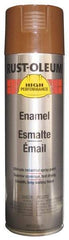 Rust-Oleum - Chestnut Brown, 15 oz Net Fill, Gloss, Enamel Spray Paint - 14 Sq Ft per Can, 15 oz Container, Use on Rust Proof Paint - Americas Industrial Supply