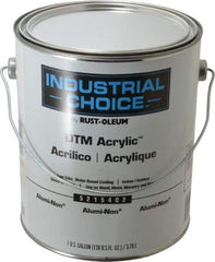 Rust-Oleum - 1 Gal Alumi-NON Semi Gloss Finish Alkyd Enamel Paint - Interior/Exterior, Direct to Metal, <250 gL VOC Compliance - Americas Industrial Supply