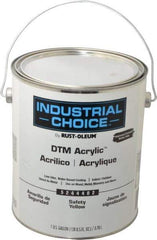 Rust-Oleum - 1 Gal Safety Yellow High Gloss Finish Acrylic Enamel Paint - Interior/Exterior, Direct to Metal, <250 gL VOC Compliance - Americas Industrial Supply