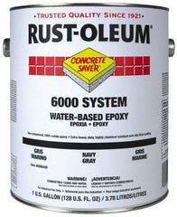 Rust-Oleum - 1 Gal High Gloss Navy Gray Water-Based Epoxy - 200 to 350 Sq Ft/Gal Coverage, <250 g/L VOC Content - Americas Industrial Supply