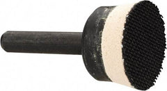 AutoQuip - 1" Diam Hook & Loop Disc Backing Pad - 1/4" Shank Diam, Medium Density, 25,000 RPM - Americas Industrial Supply