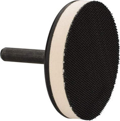 AutoQuip - 2" Diam Hook & Loop Disc Backing Pad - 1/4" Shank Diam, Medium Density, 22,000 RPM - Americas Industrial Supply