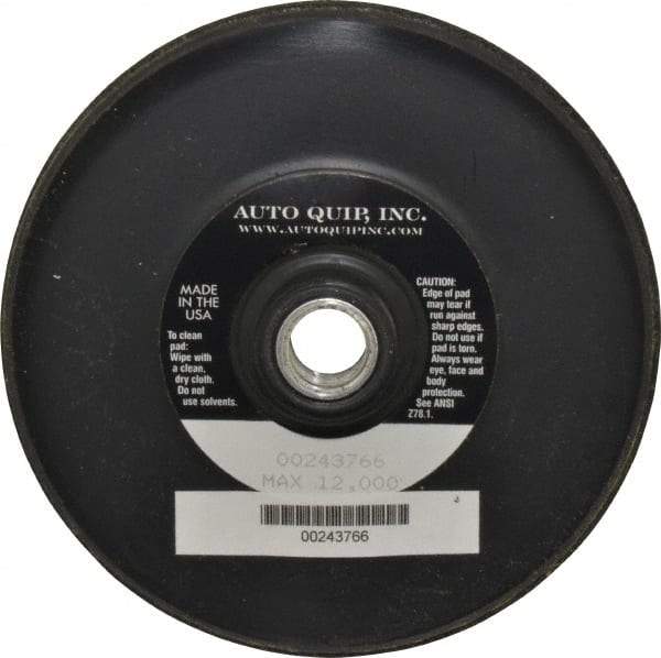 AutoQuip - 5" Diam Hook & Loop Disc Backing Pad - Firm Density, 12,000 RPM - Americas Industrial Supply