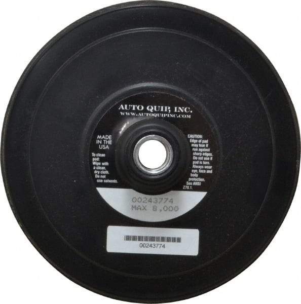AutoQuip - 6" Diam Hook & Loop Disc Backing Pad - Firm Density, 8,000 RPM - Americas Industrial Supply
