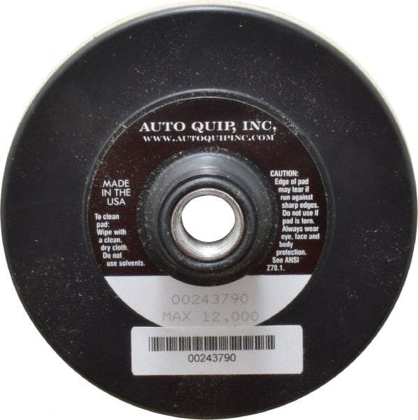AutoQuip - 4-1/2" Diam Hook & Loop Disc Backing Pad - Medium Density, 12,000 RPM - Americas Industrial Supply