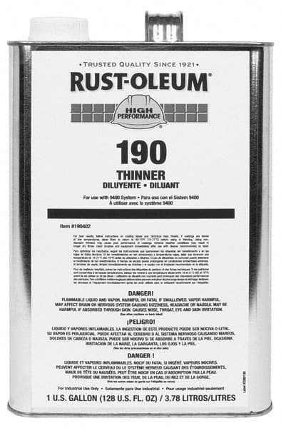 Rust-Oleum - 1 Gal Clean Up Solvent - 360 to 870 Sq Ft/Gal Coverage, <250 g/L VOC Content - Americas Industrial Supply