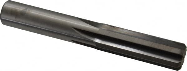 M.A. Ford - 19/32" Solid Carbide 6 Flute Chucking Reamer - Straight Flute, 0.565" Straight Shank, 1-3/4" Flute Length, 4" OAL - Americas Industrial Supply