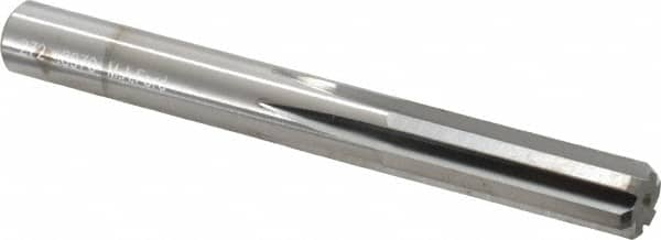 M.A. Ford - Letter X Solid Carbide 6 Flute Chucking Reamer - Straight Flute, 0.38" Straight Shank, 1-1/4" Flute Length, 3-1/2" OAL - Americas Industrial Supply