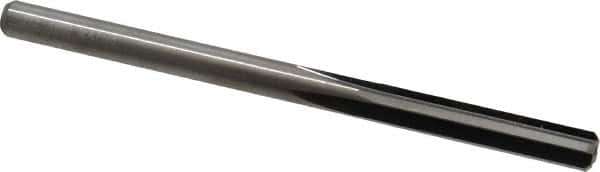 M.A. Ford - #9 Solid Carbide 4 Flute Chucking Reamer - Straight Flute, 0.19" Straight Shank, 1" Flute Length, 3" OAL - Americas Industrial Supply